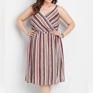 Maurice’s Plus Size 0 Striped Dress